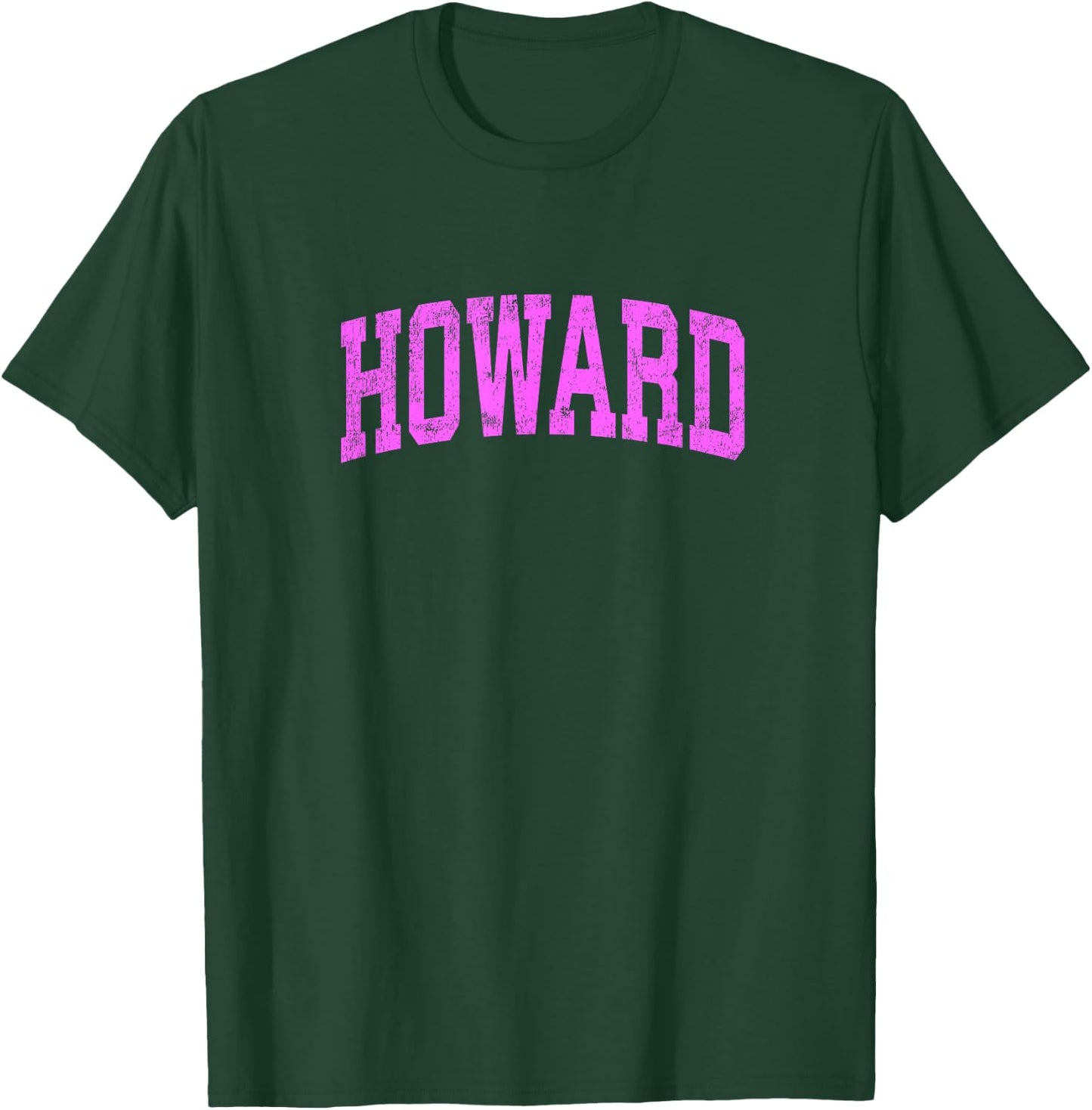 Howard Wisconsin WI Vintage Athletic Sports Pink Design T-Shirt - T-Shirt | Forest