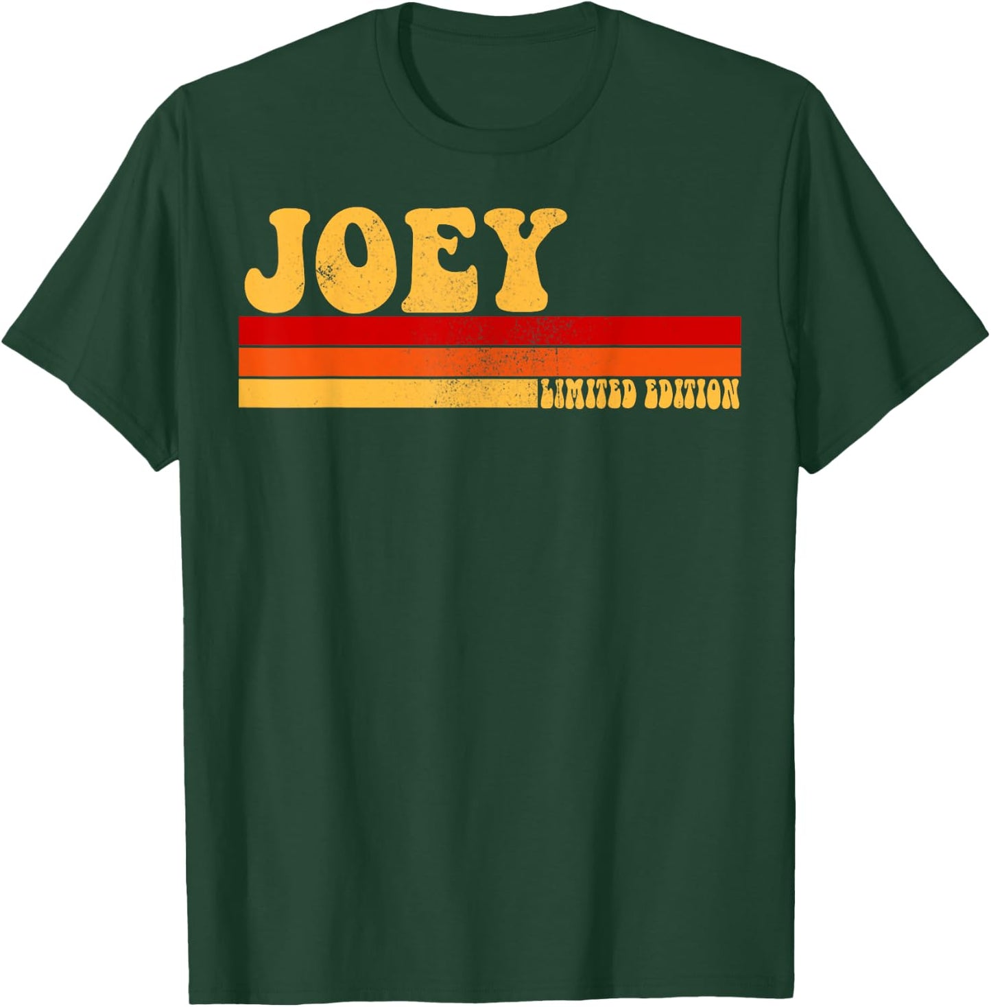 JOEY Name Personalized Idea Men Retro Vintage JOEY T-Shirt - T-Shirt | Forest