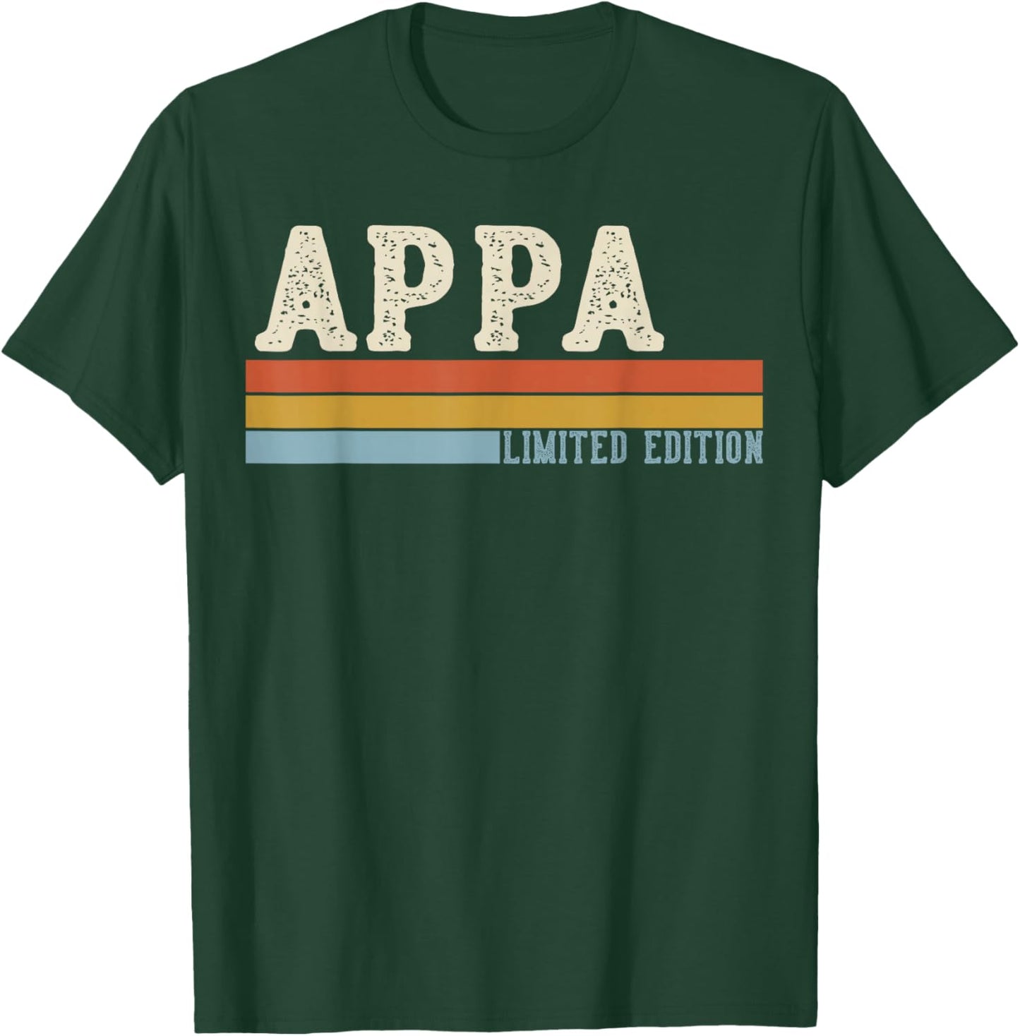 Appa Vintage Grandpa Fathers Day Retro T-Shirt - T-Shirt | Forest