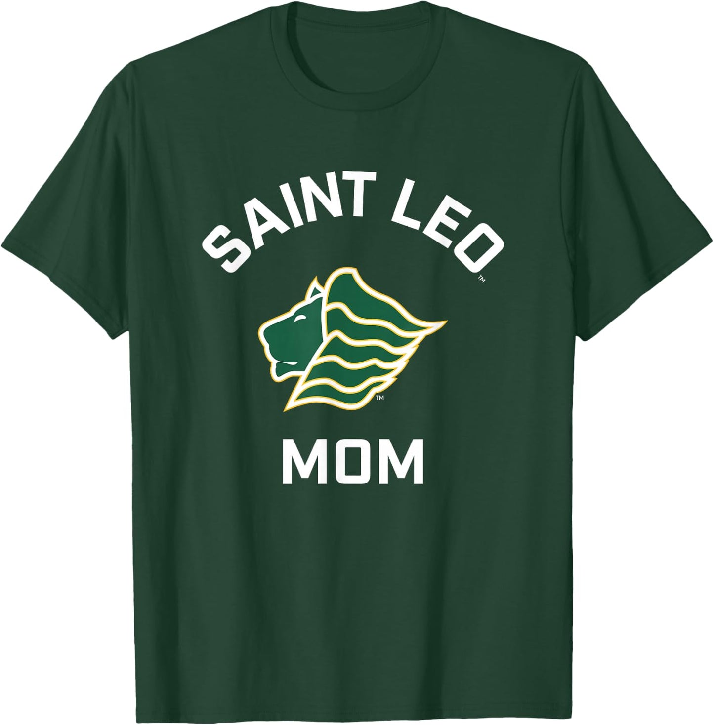 Saint Leo University Lions Arched Mom T-Shirt - T-Shirt | Forest