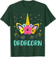 Dadacorn Dadicorn Daddycorn Unicorn Dad kids Fathers Day T-Shirt - T-Shirt | Forest