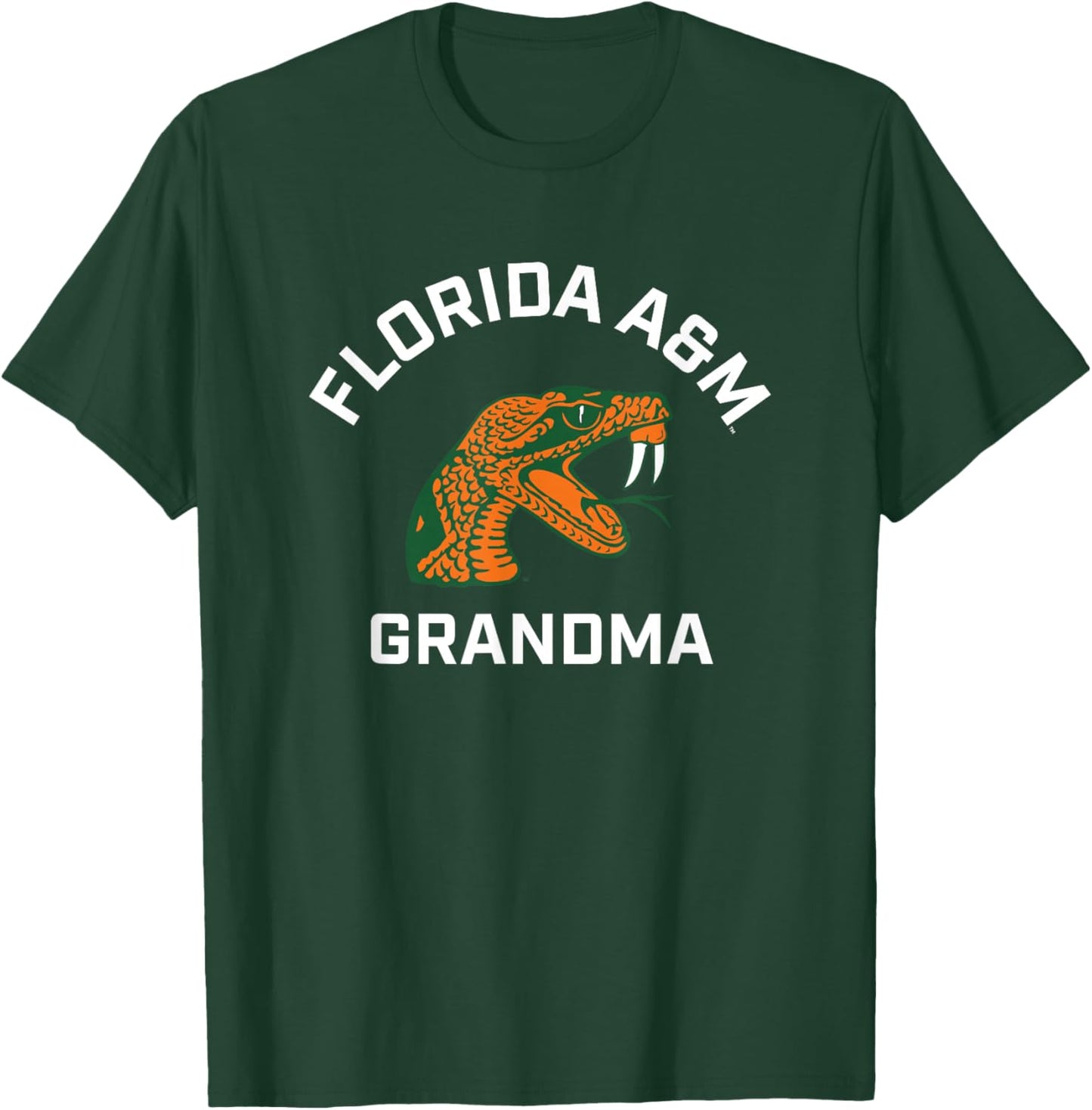 Florida A&M University FAMU Rattlers Arched Grandma T-Shirt - T-Shirt | Forest