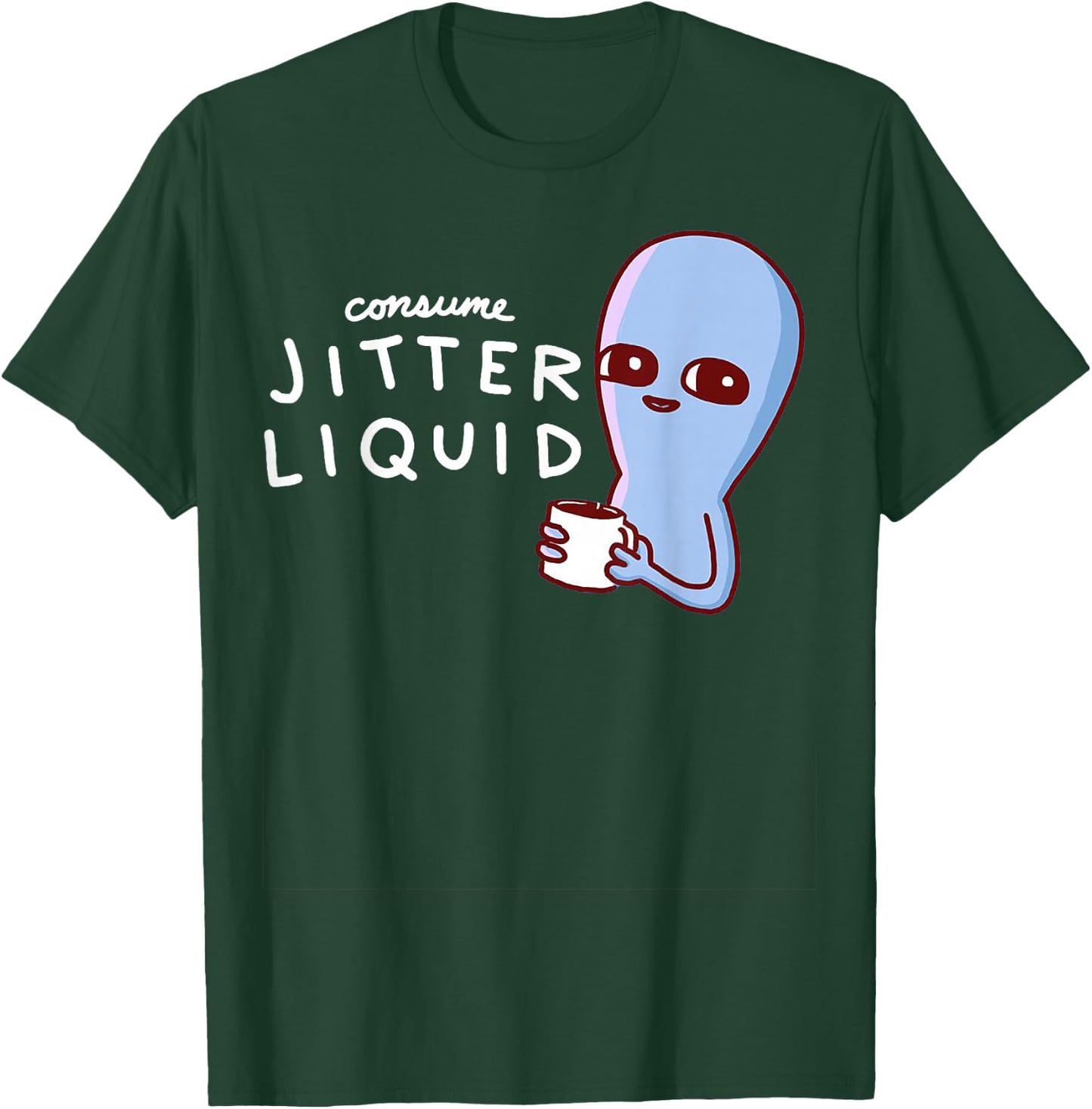 Consume Jitter Liquid Allien T-Shirt - T-Shirt | Forest