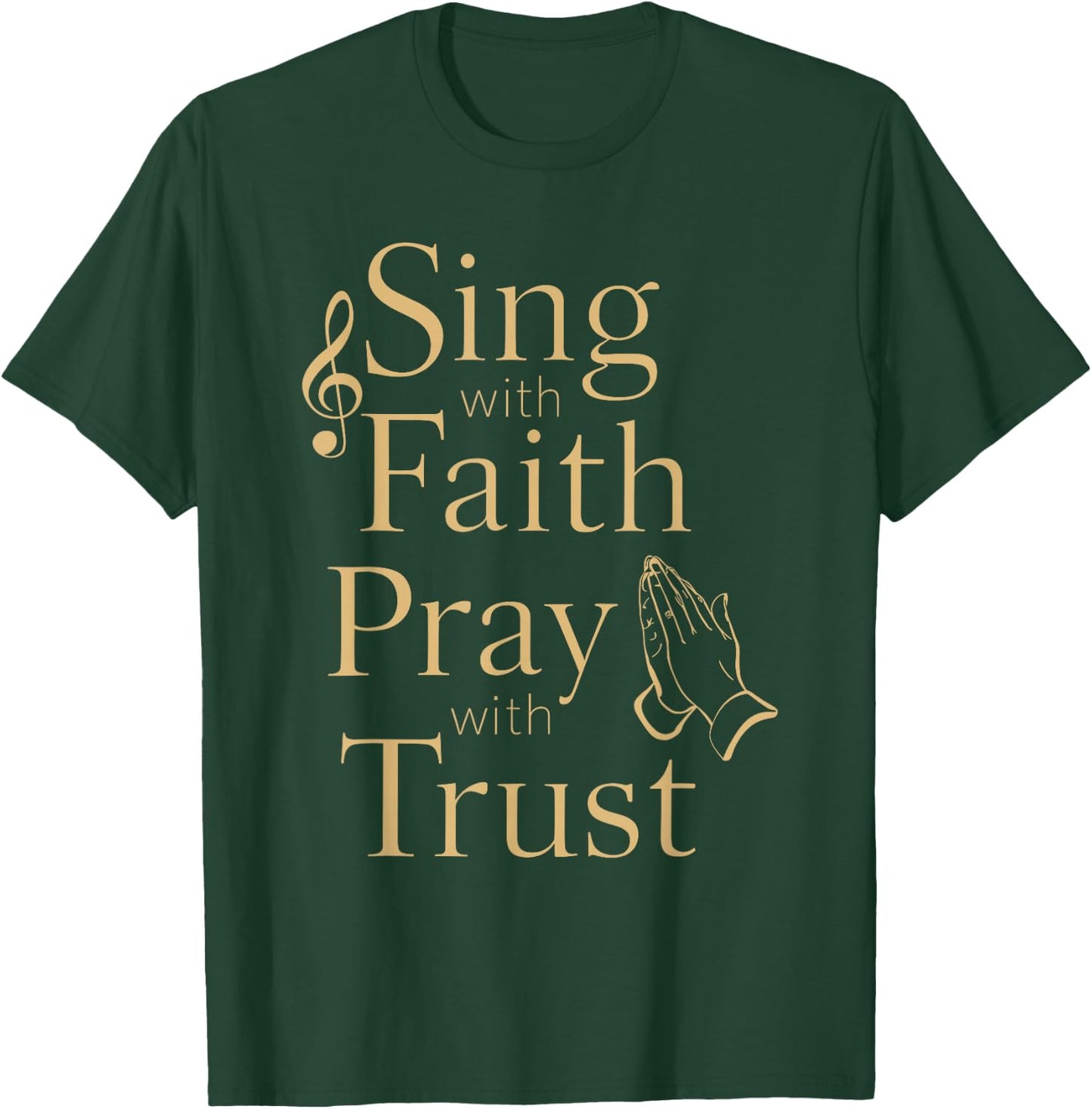 Choral music Religious singing Faith-based music Jesus Choir T-Shirt - T-Shirt | Forest