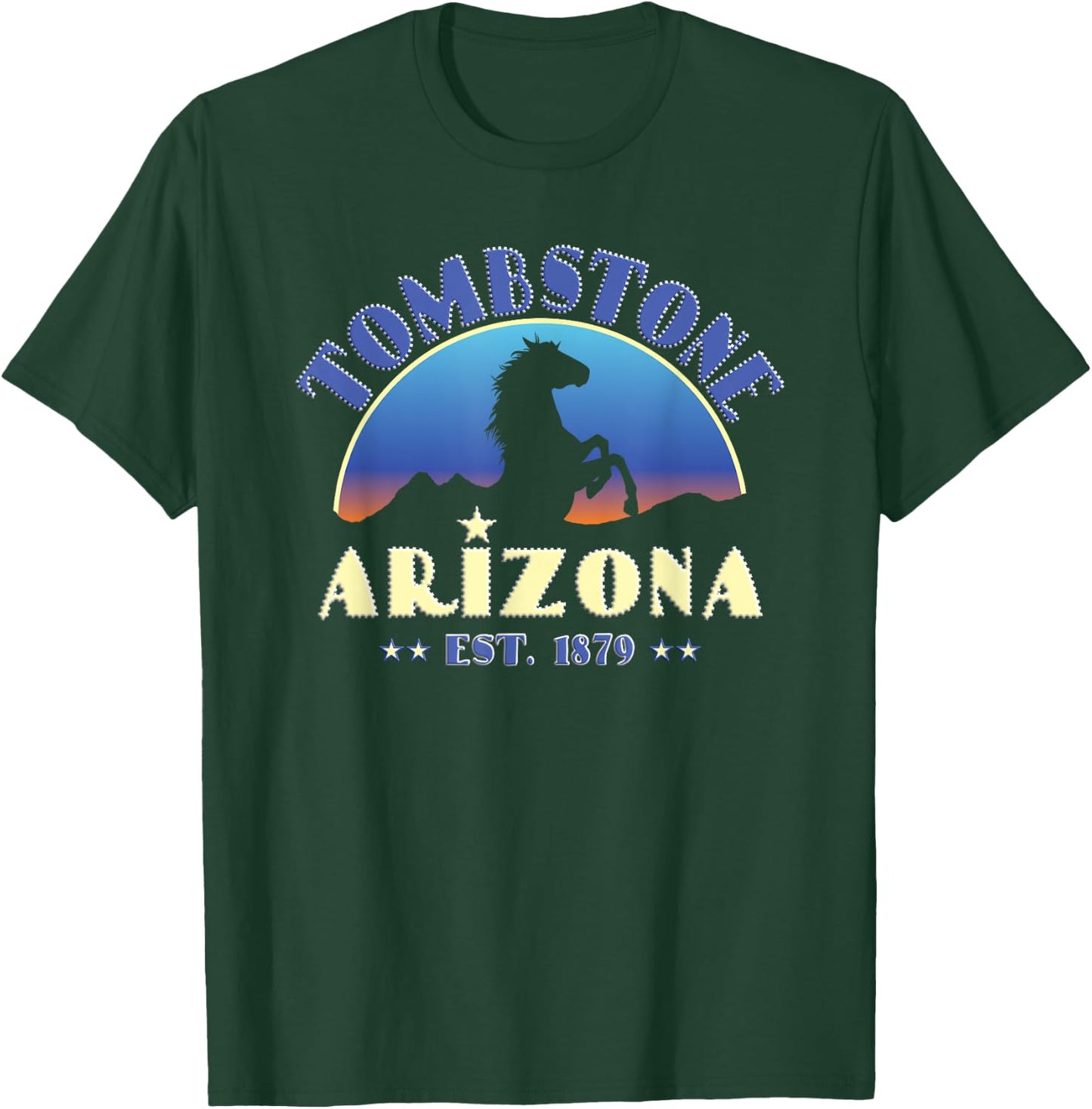 Tombstone, Arizona AZ Wild Horse T-Shirt - T-Shirt | Forest
