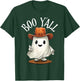 Boo Y'all Cowboy Hat Ghost Funny Halloween Costume Southern T-Shirt - T-Shirt | Forest