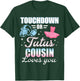 Gender Reveal COUSIN Lover You Touchdowns Or Tutus T-Shirt - T-Shirt | Forest