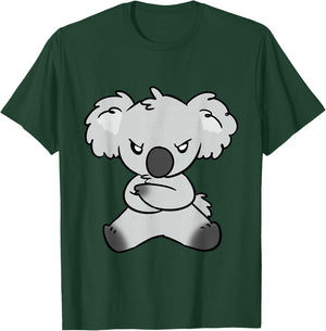 Angry Koala Bear - Gift Koala lovers T-Shirt - T-Shirt | Forest