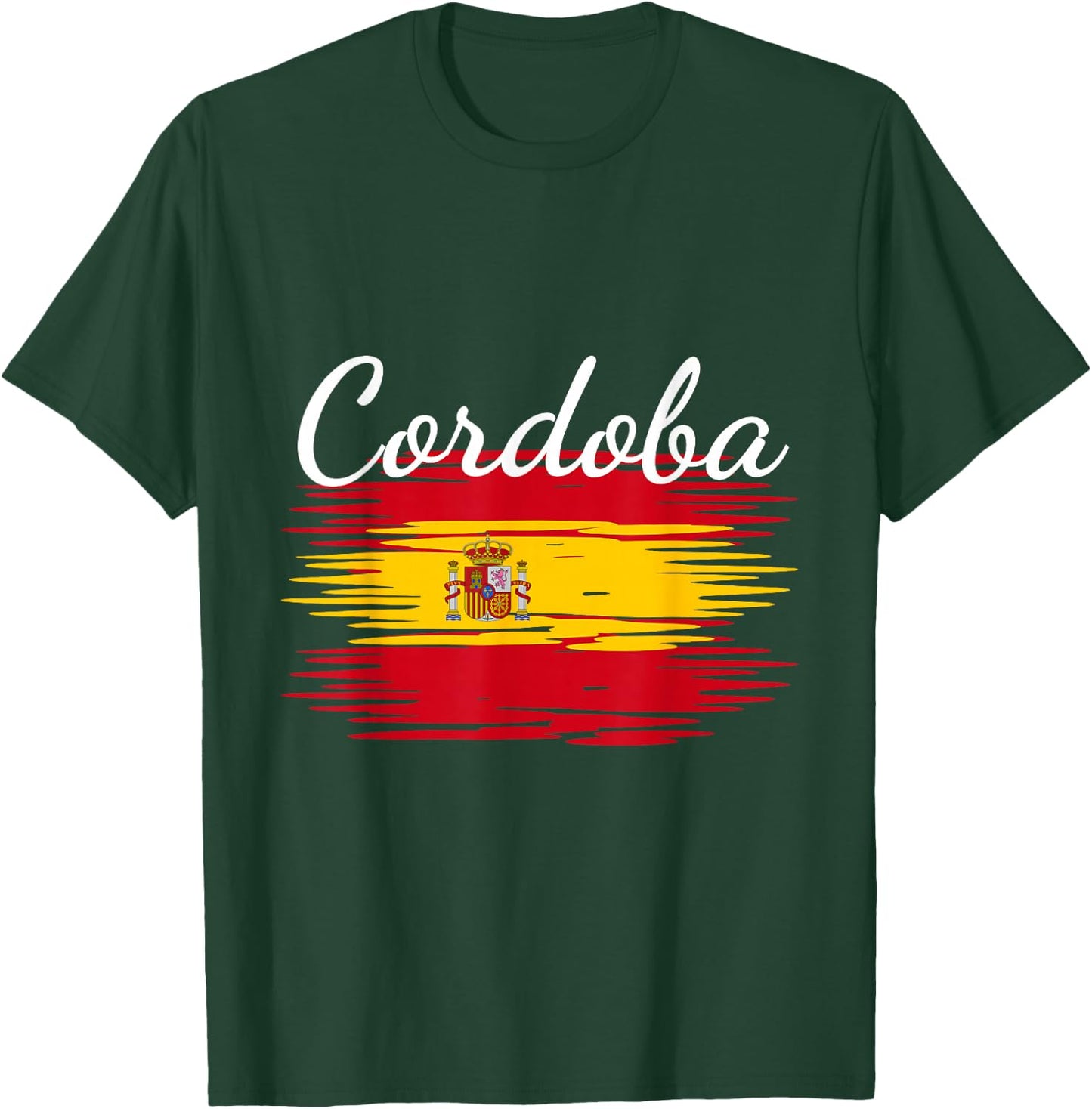 Cordoba Spain Flag Espana Espanol Matching Spanish T-Shirt - T-Shirt | Forest