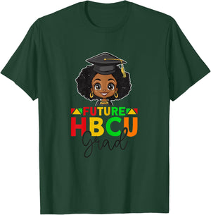 Future HBCU Graduation Black Girl Grad HBCU College T-Shirt - T-Shirt | Forest
