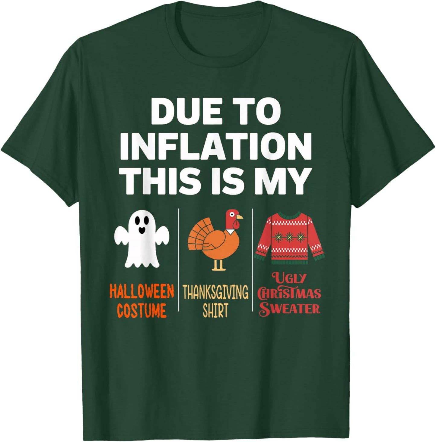 Due to Inflation this is my Halloween Costume T-Shirt - T-Shirt | Forest