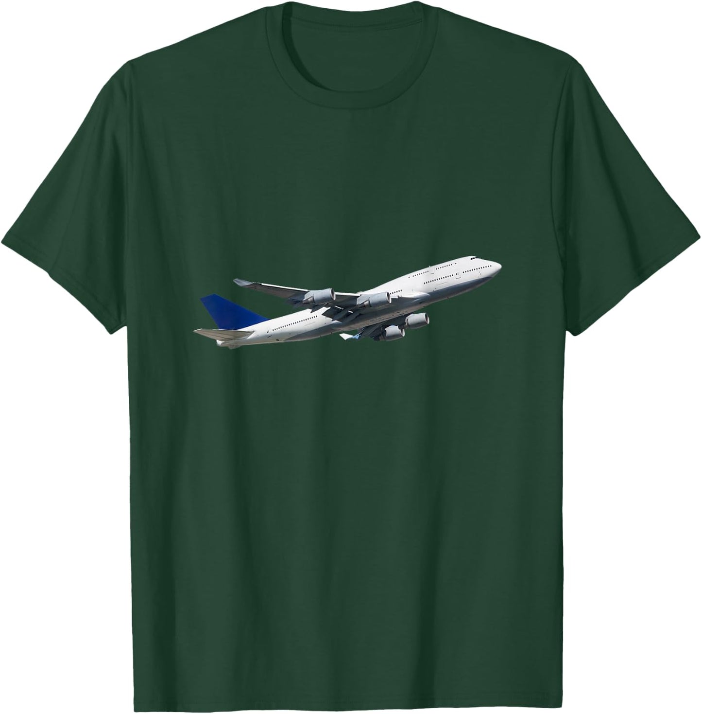 Jet Airliner 747-400 T-Shirt - T-Shirt | Forest