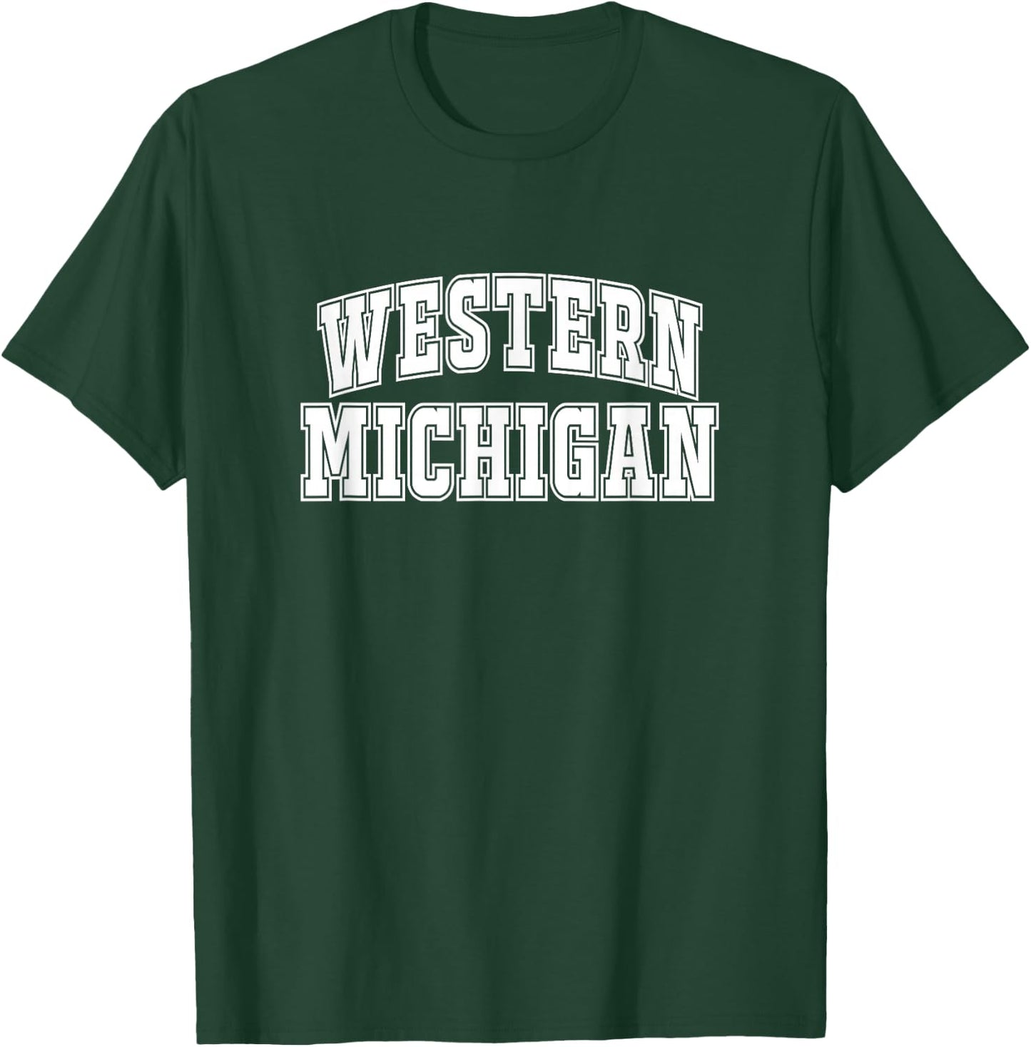 Vintage Town Western Michigan T-Shirt - T-Shirt | Forest