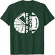 Dad Of Both Proud Football And Cheer Dad T-Shirt - T-Shirt | Forest