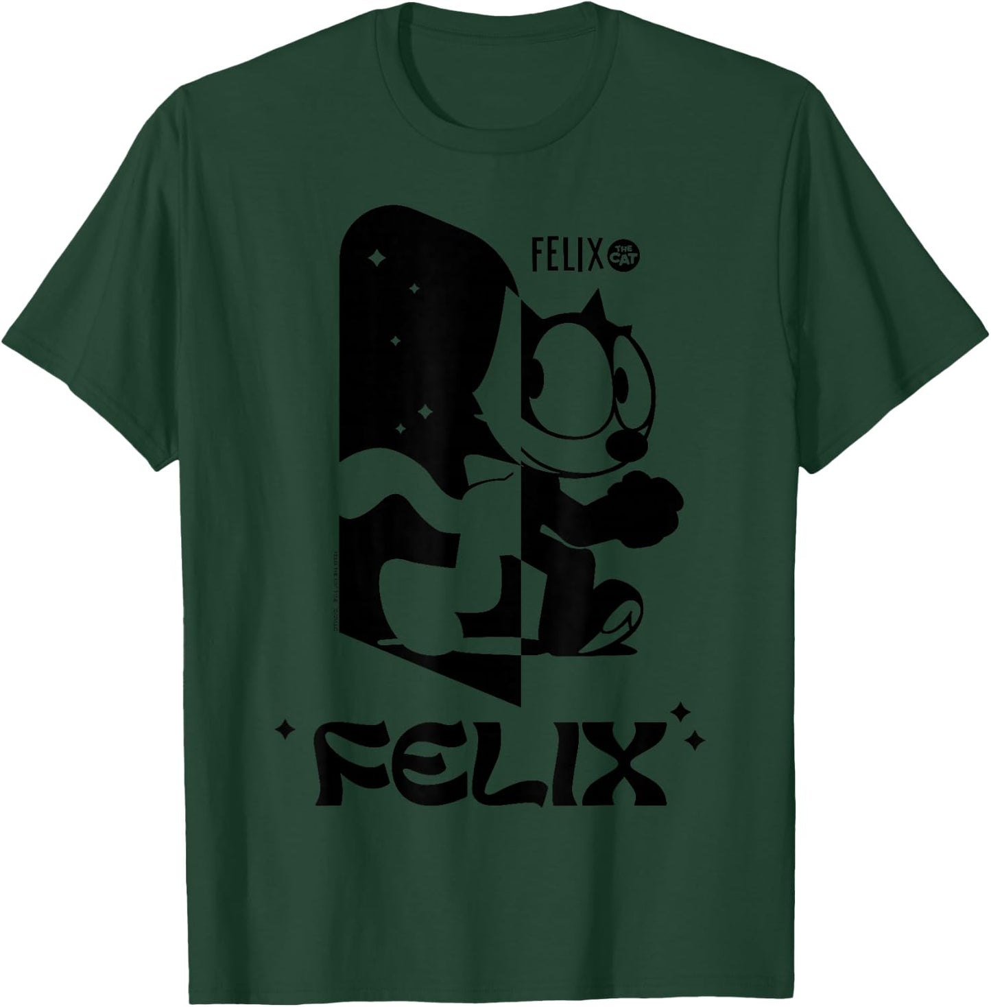 Felix The Cat Night and Day T-Shirt - T-Shirt | Forest