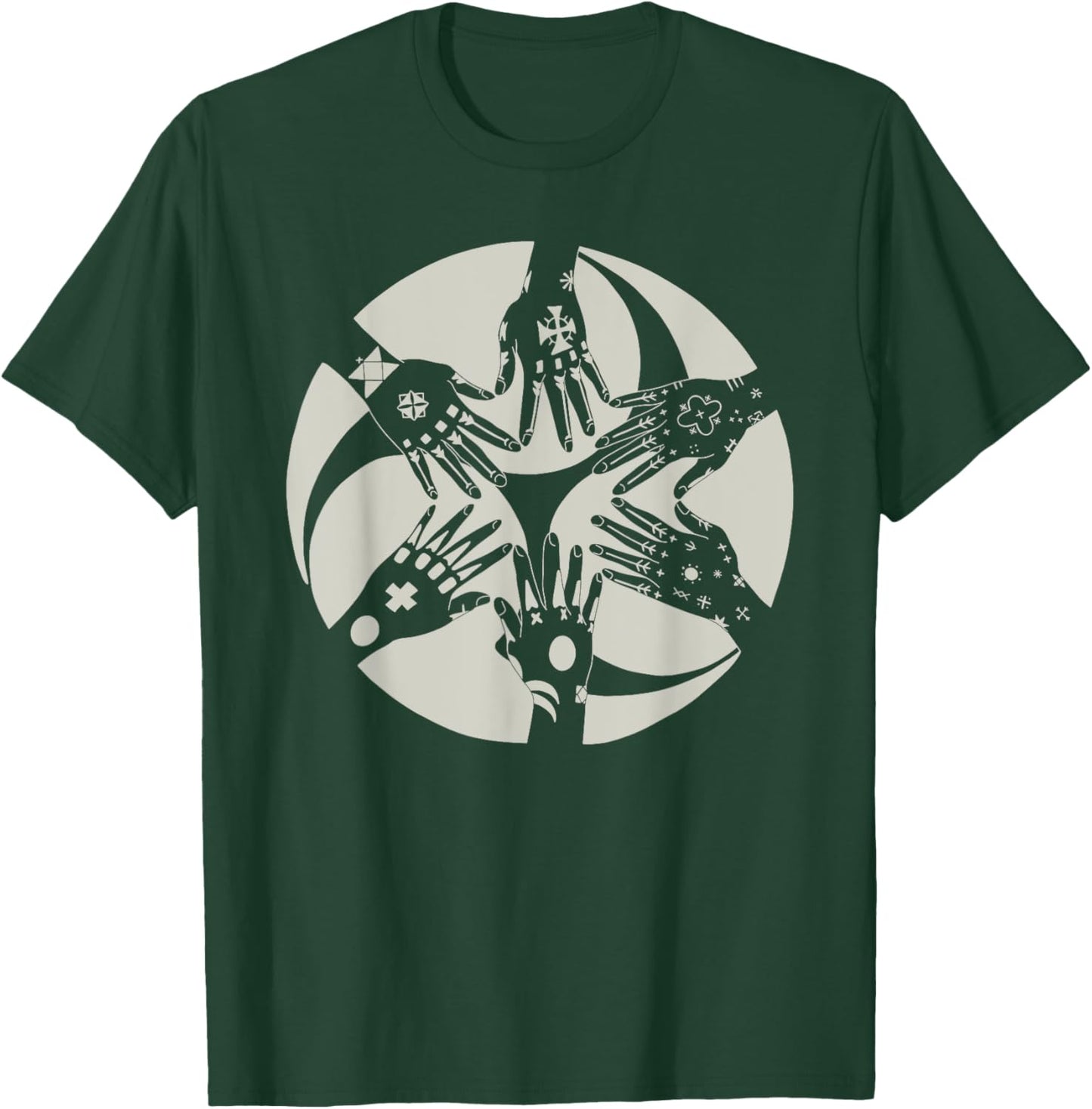 Okinawan Hajichi Traditional Bright Uchina Tattoo T-Shirt - T-Shirt | Forest