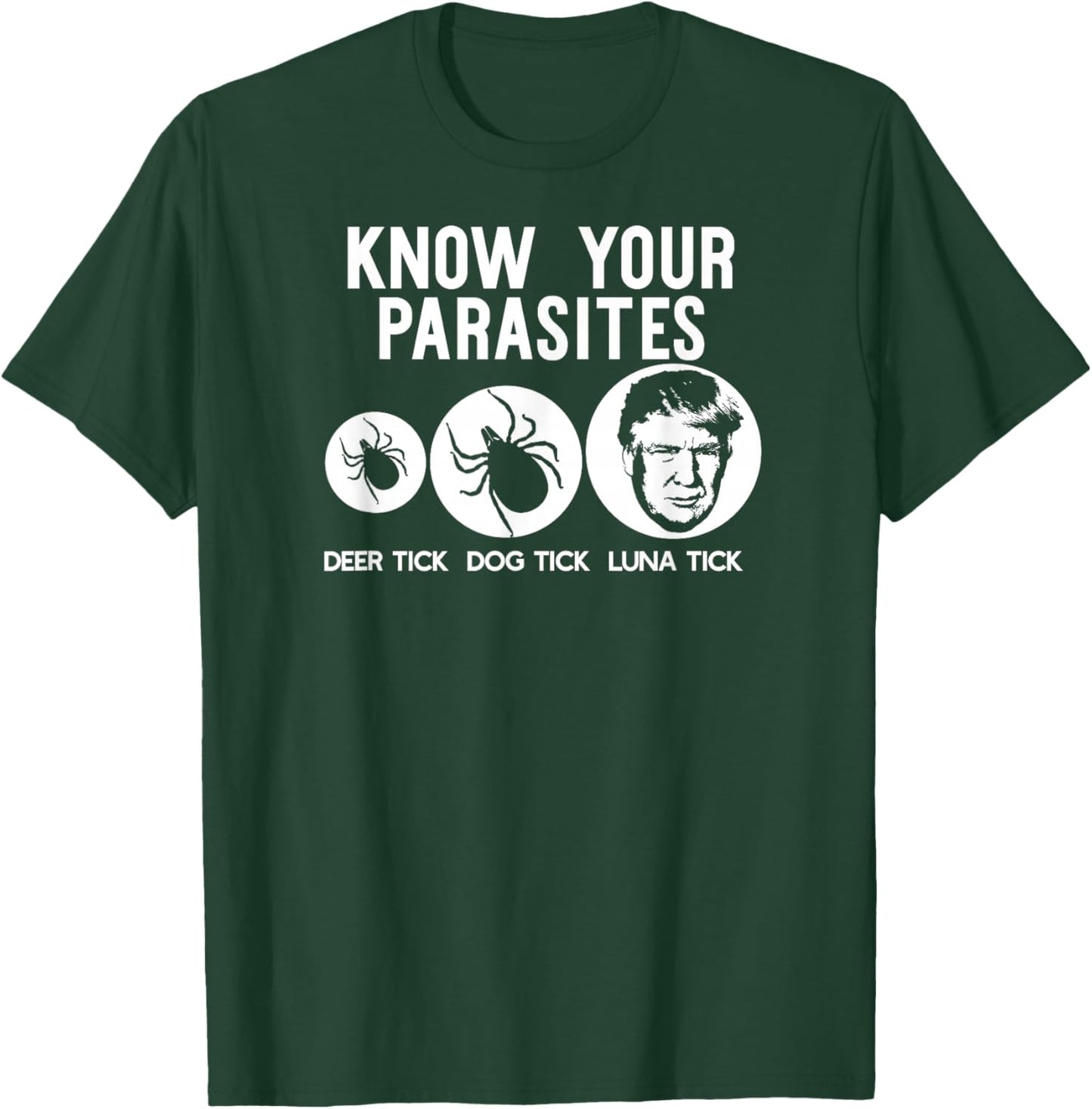 Know Your PARASITES Anti-Trump Resist T Shirt Funny Gift T-Shirt - T-Shirt | Forest