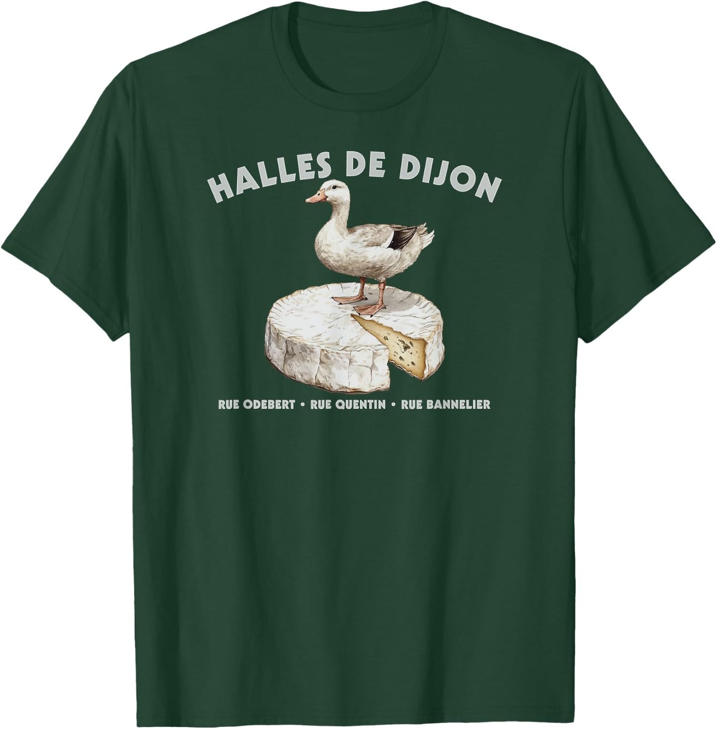 Dijon France Halles de Dijon Burgundy Market French Souvenir T-Shirt - T-Shirt | Forest