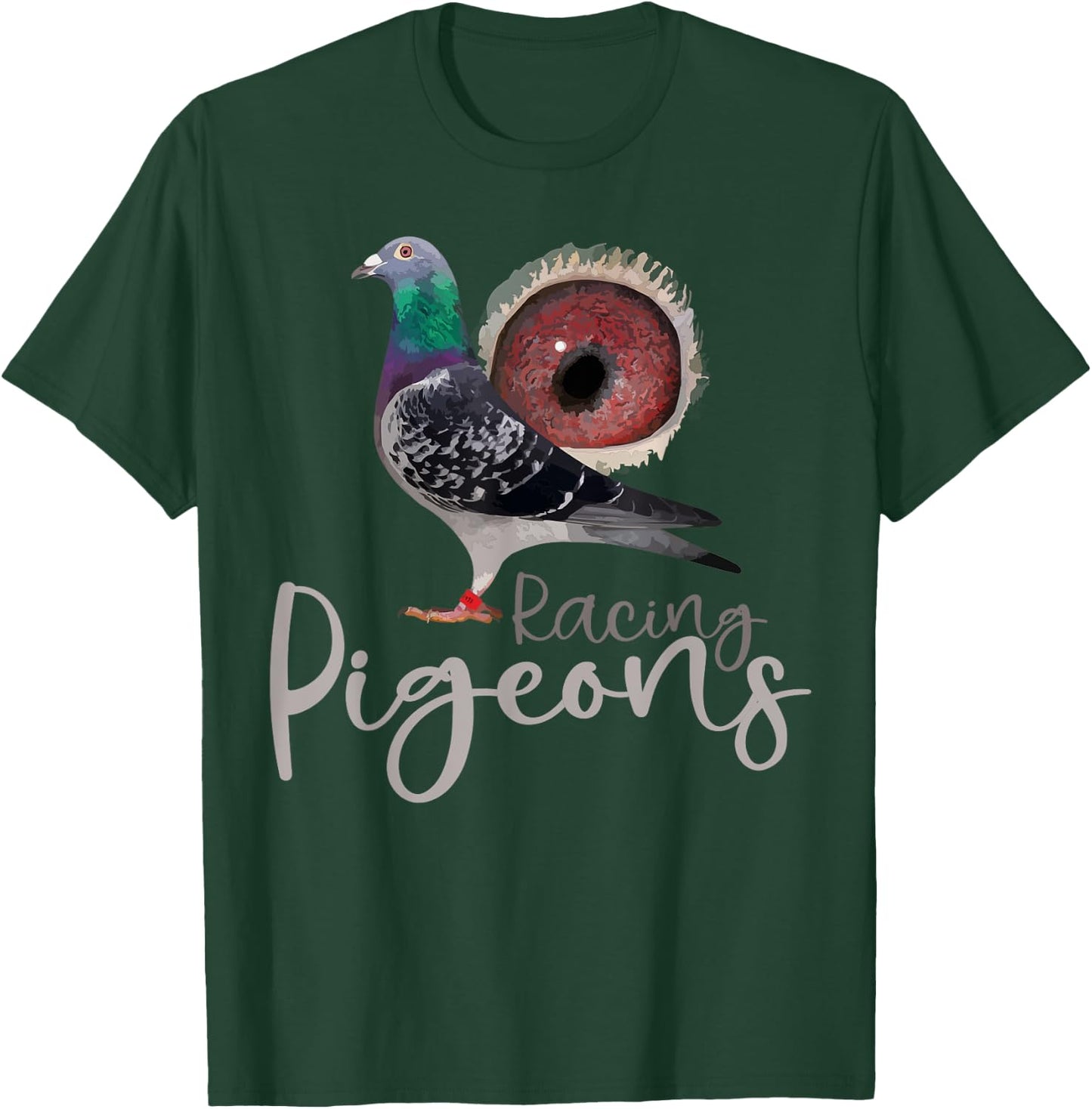 Funny Racing Pigeons of the World or Pigeons Racing , Small, Black T-Shirt - T-Shirt | Forest