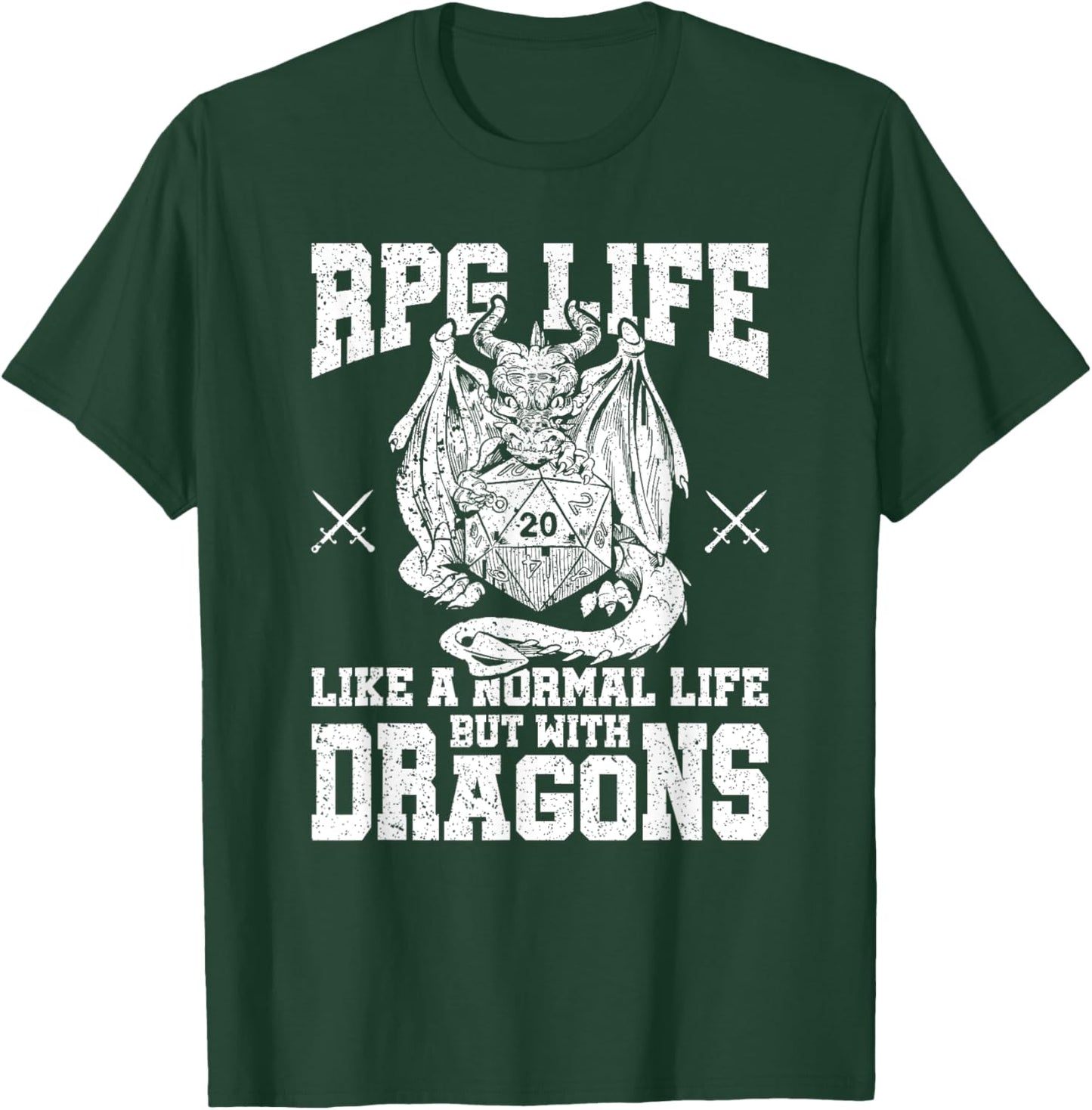 Funny RPG Life Definition Role Playing Tabletop RPG Gamer T-Shirt - T-Shirt | Forest
