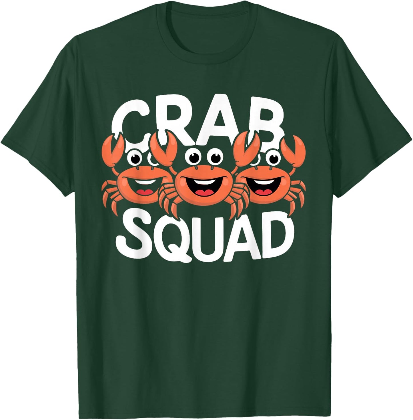 Crab Squad Ocean Beach Summer Party Sea Crustacean Seafood T-Shirt - T-Shirt | Forest