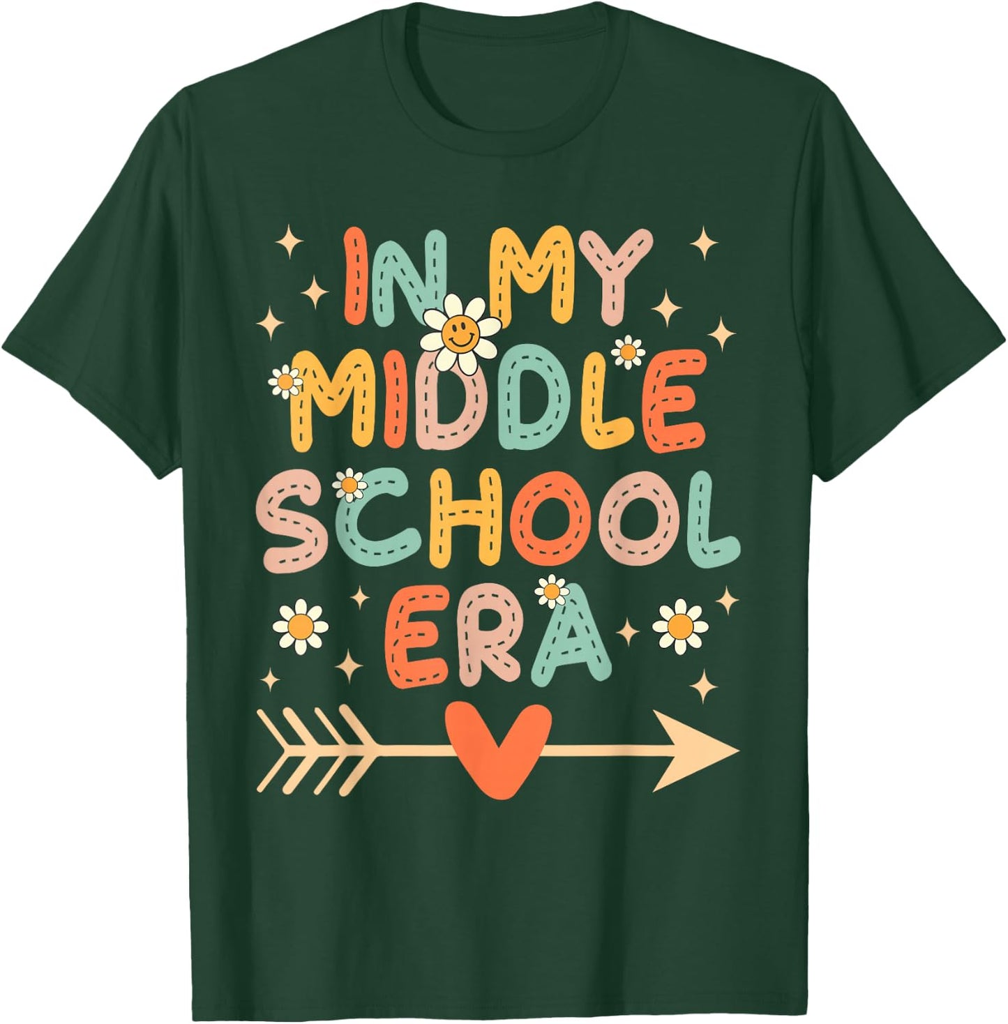 In My Middle School Era Back To School Outfits For Teache T-Shirt - T-Shirt | Forest