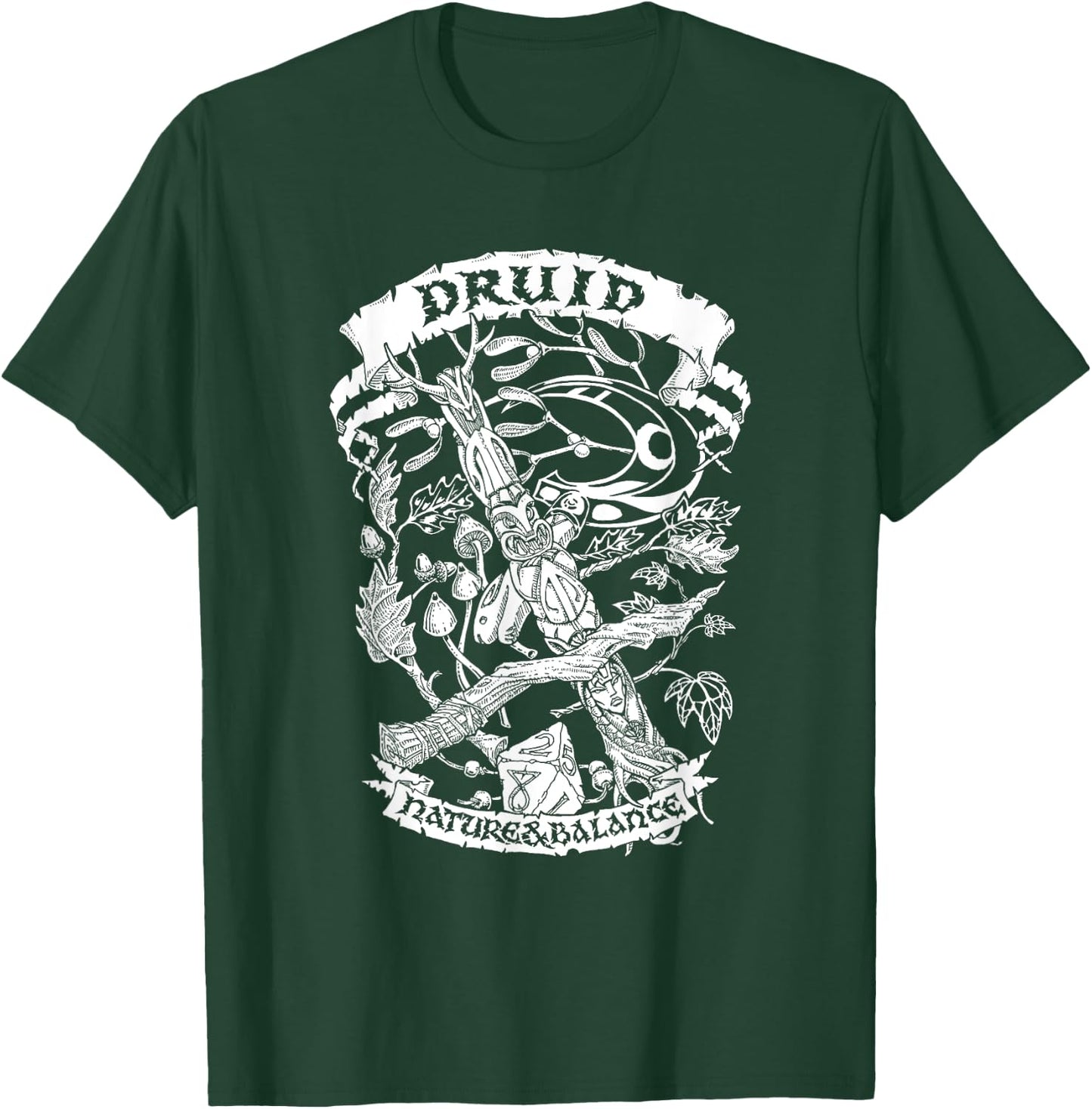 Fantasy RPG - Druid T-Shirt - T-Shirt | Forest