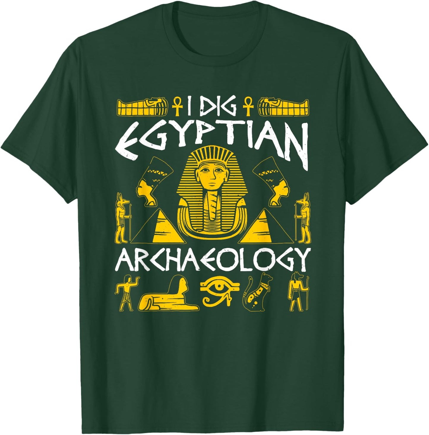 Funny Archaeology Egyptian Gift Men Women Cool Ancient Egypt T-Shirt - T-Shirt | Forest