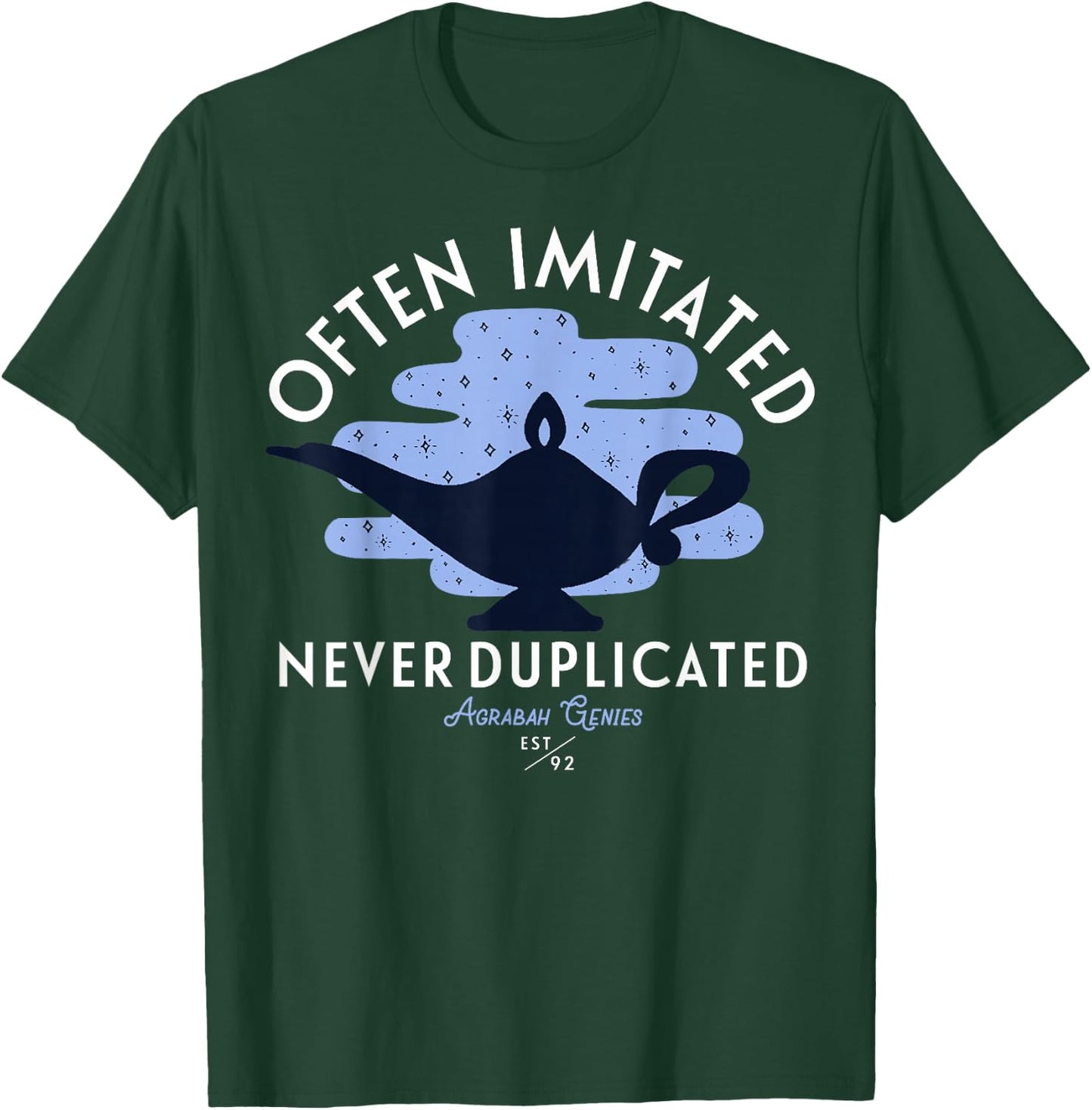 Disney Aladdin Genie Often Imitated Never Duplicated T-Shirt - T-Shirt | Forest