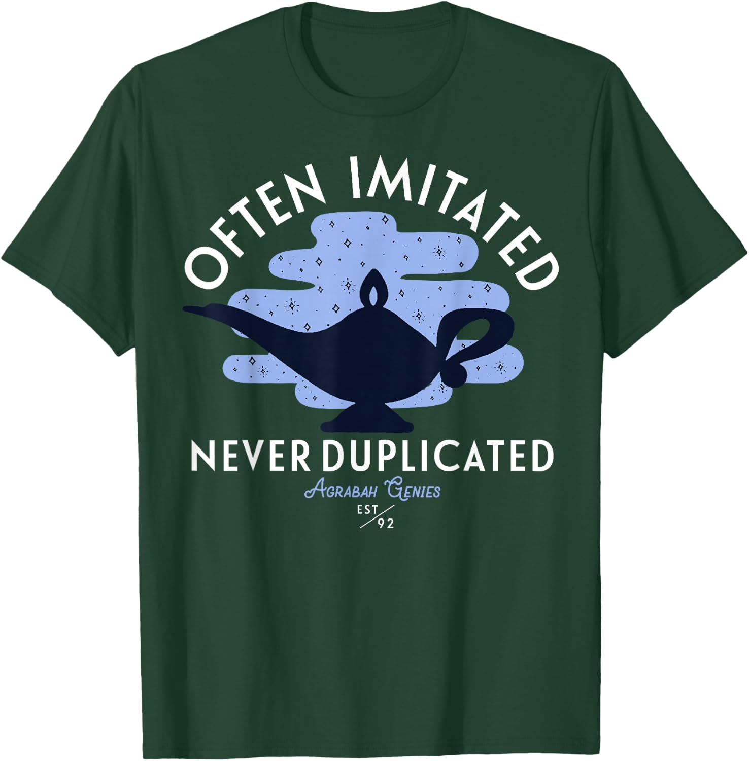 Disney Aladdin Genie Often Imitated Never Duplicated T-Shirt - T-Shirt | Forest