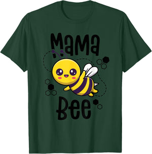 Mama Bee Shirt Family Bee Shirts First Bee Day Outfits T-Shirt - T-Shirt | Forest