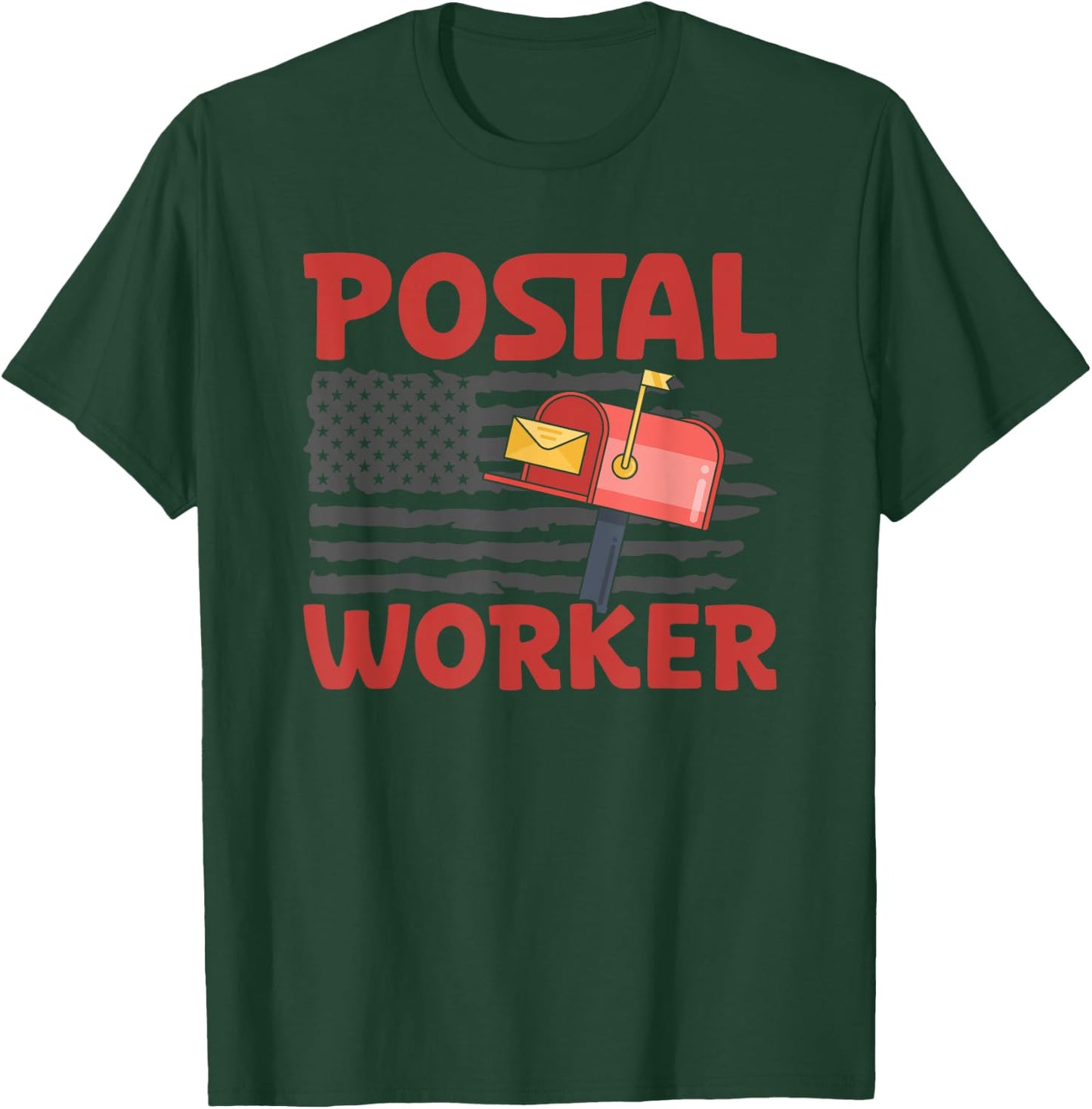 Postal Worker T-Shirt - T-Shirt | Forest