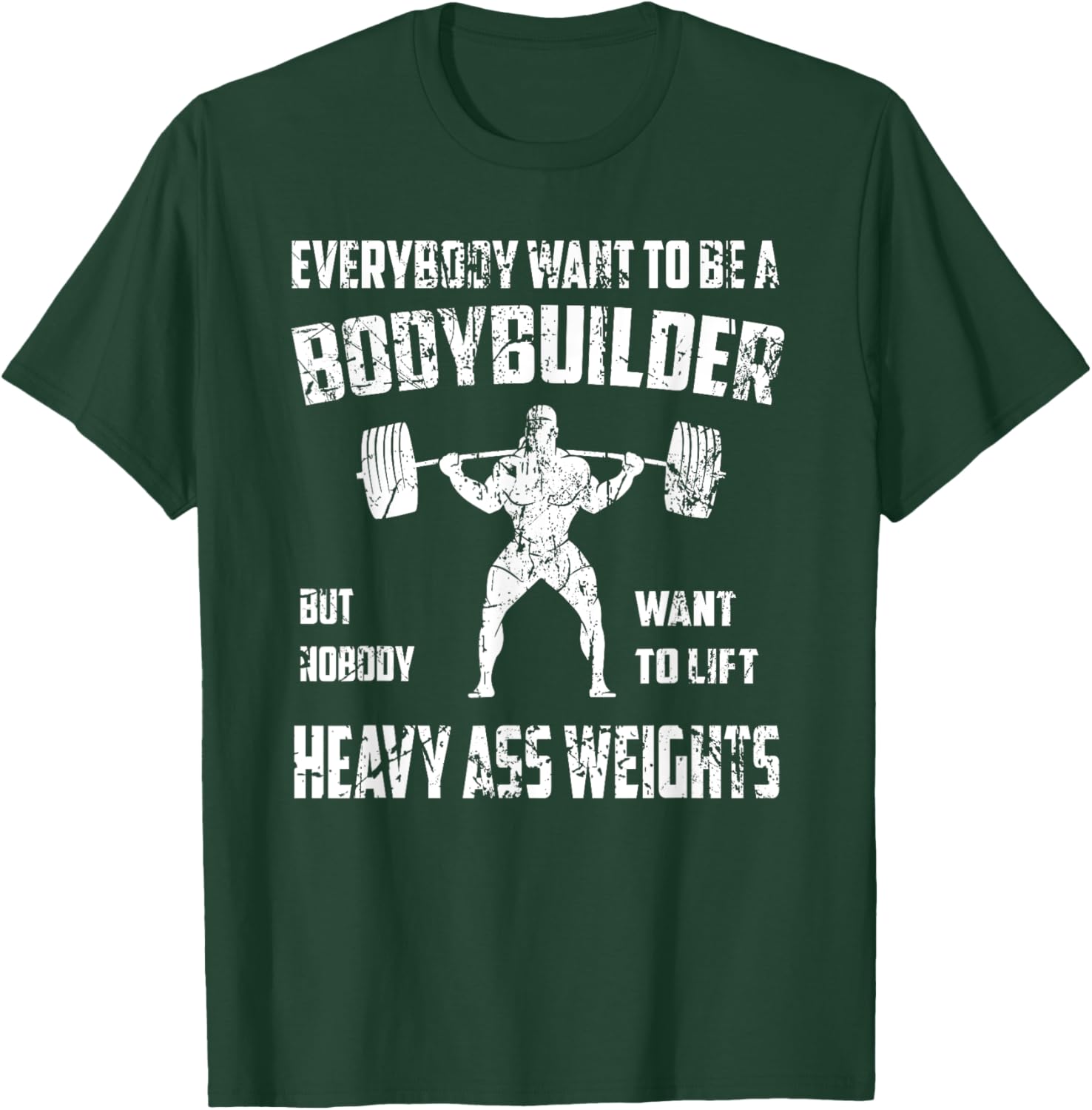 Funny Bodybuilding Shirts. Perfect exercising Squat T Shir T-Shirt - T-Shirt | Forest