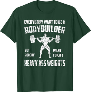 Funny Bodybuilding Shirts. Perfect exercising Squat T Shir T-Shirt - T-Shirt | Forest