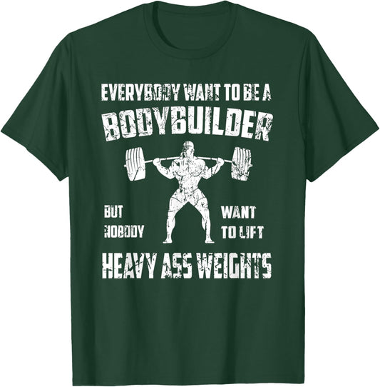 Funny Bodybuilding Shirts. Perfect exercising Squat T Shir T-Shirt - T-Shirt | Forest