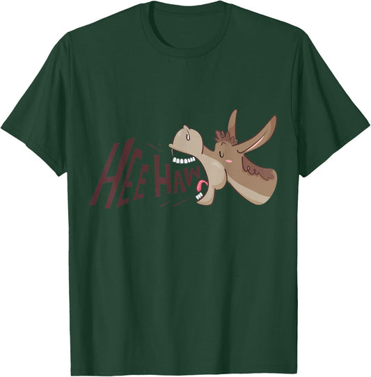 Hee Haw - Funny Donkey Laughs T-Shirt - T-Shirt | Forest