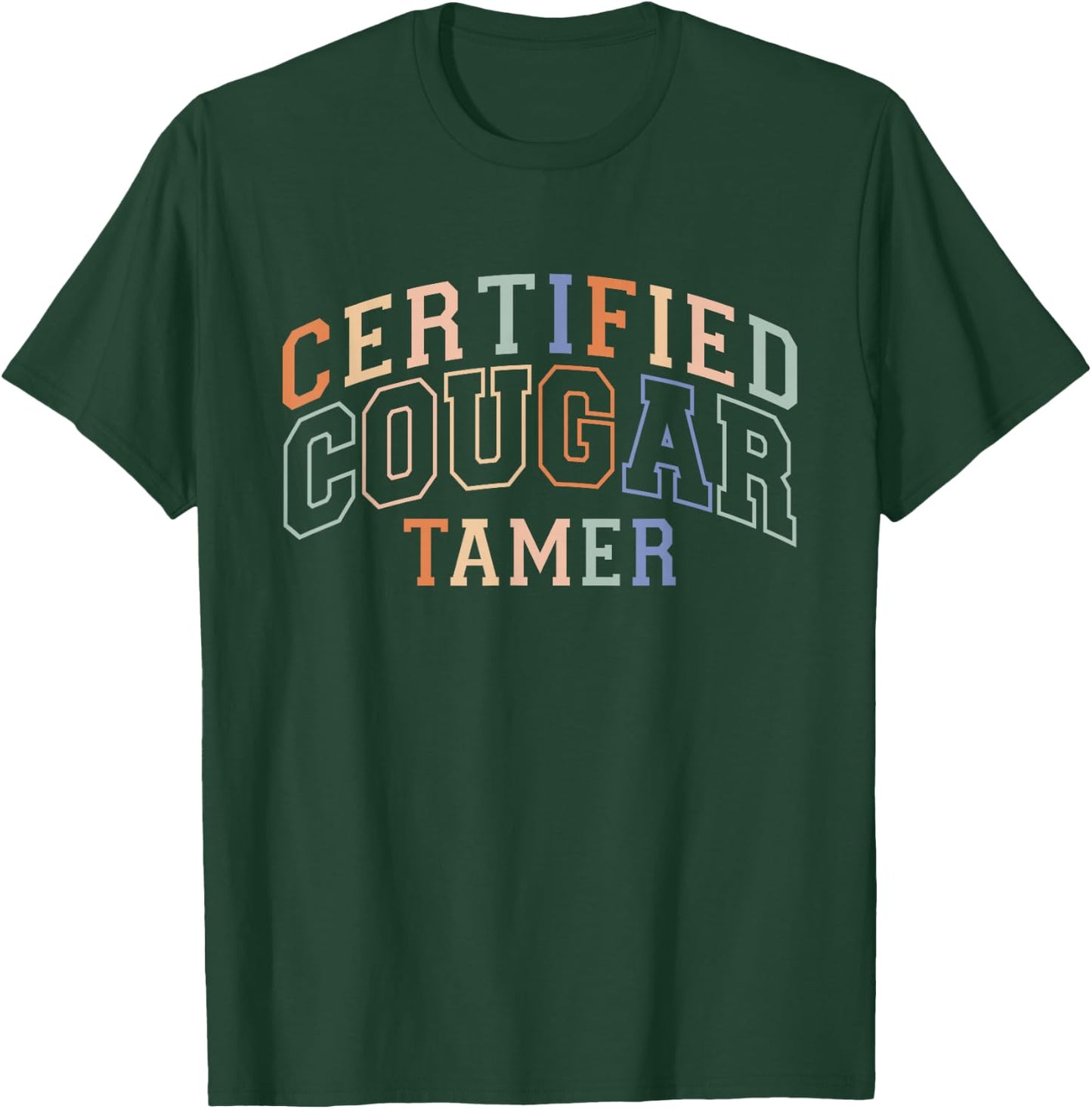 Cougar Gifts for Boyfriend Cougar Tamer - -Adults - Black - Small - Short Sleeve - - Novelty - Gift T-Shirt - T-Shirt | Forest