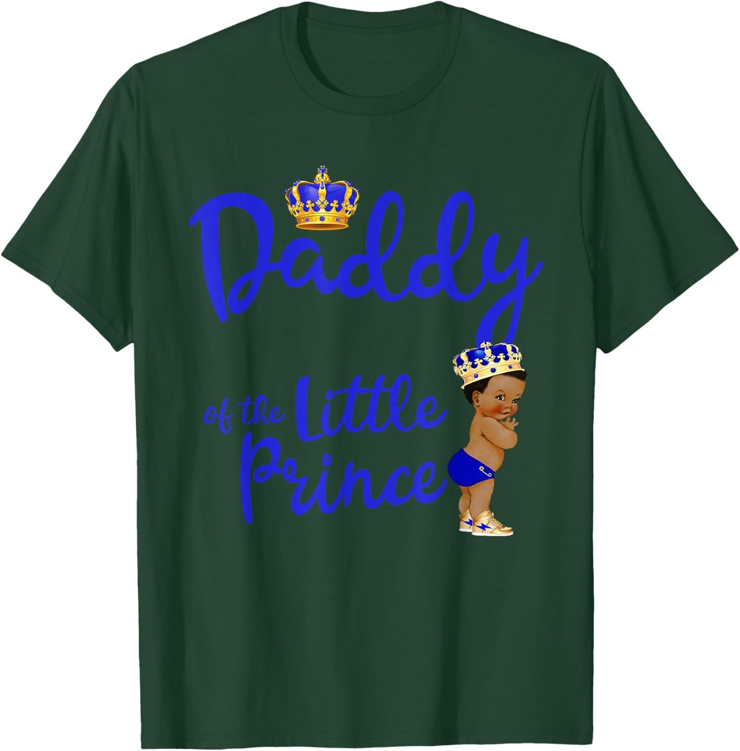 Best Birthday Clothes For Family Members - Daddy Of The Birthday Prince Boy Bday Party Idea - Black -Child Classic Fit Short Sleeve - Small T-Shirt - T-Shirt | Forest