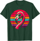Retro Flamingo with Sunglasses T-Shirt - T-Shirt | Forest