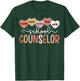 School Counselor Appreciation School Counseling Hearts T-Shirt - T-Shirt | Forest