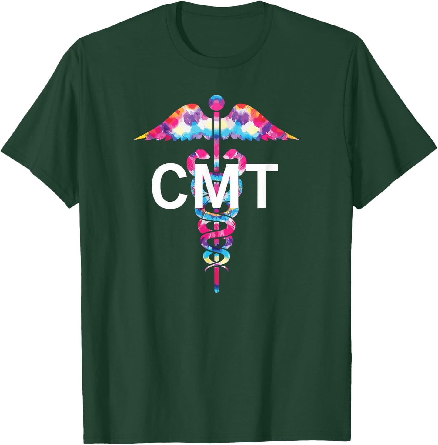 Certified Medication Technician CMT Medication Tech T-Shirt - T-Shirt | Forest