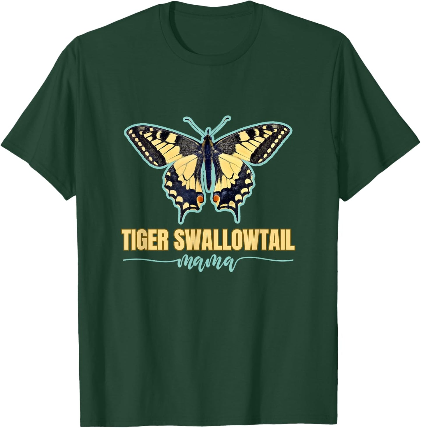 Tiger Swallowtail Butterfly Butterflies Tiger Swallowtails T-Shirt - T-Shirt | Forest