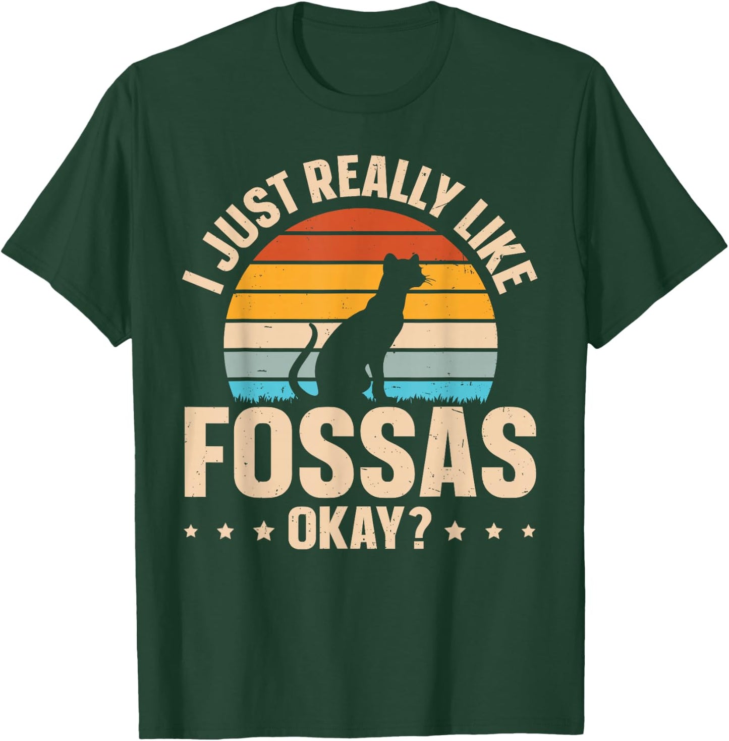 Fossa Madagascar Animal Design for a Fossa expert T-Shirt - T-Shirt | Forest