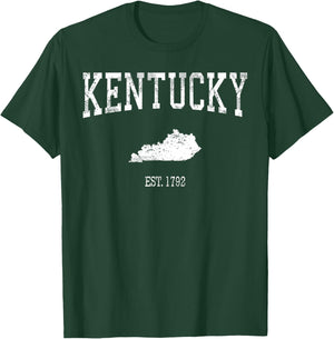Kentucky Vintage Sports Design KY T-Shirt - T-Shirt | Forest