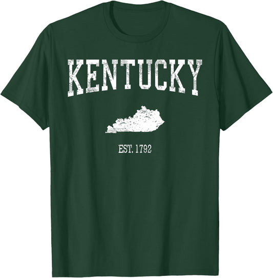 Kentucky Vintage Sports Design KY T-Shirt - T-Shirt | Forest