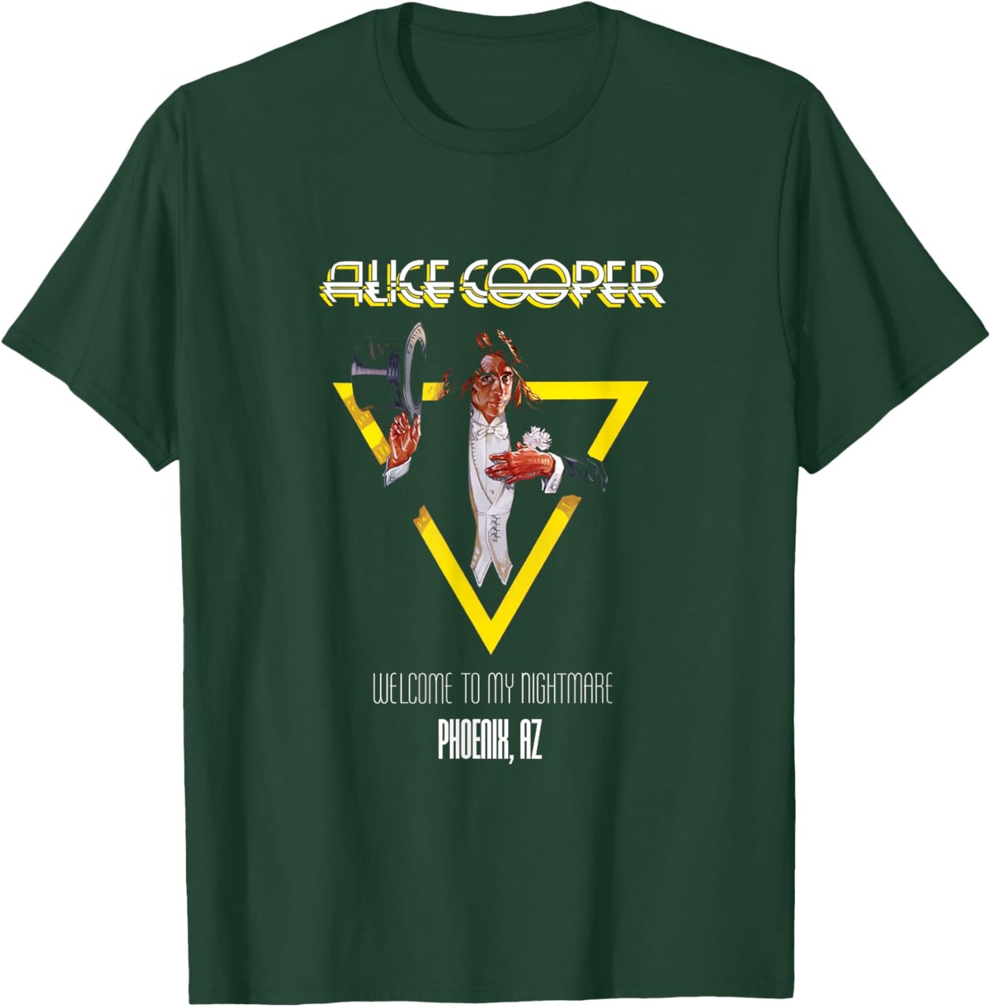 Alice Cooper World Tour 2025 Phoenix T-Shirt - T-Shirt | Forest