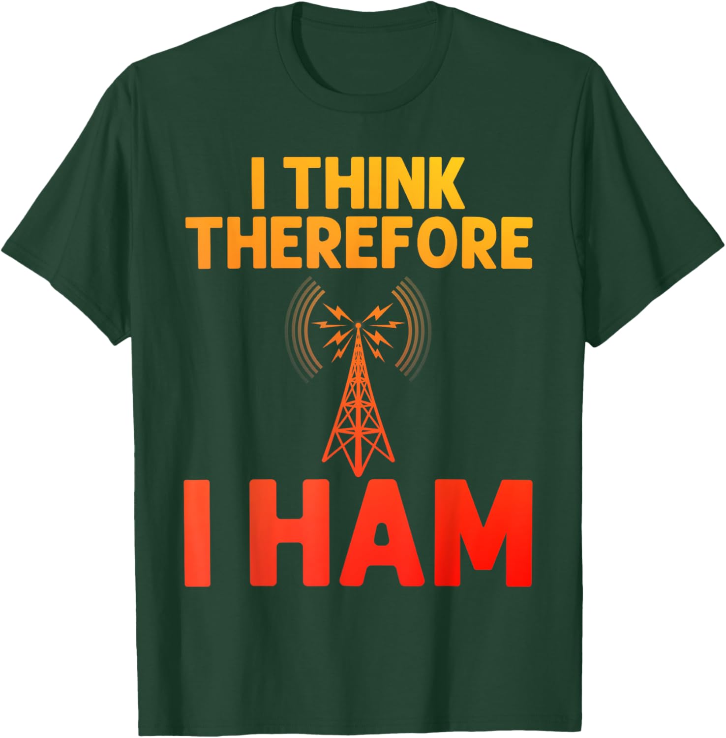 Cool Ham Radio Art Women Amateur Radio Ham Operator T-Shirt - T-Shirt | Forest