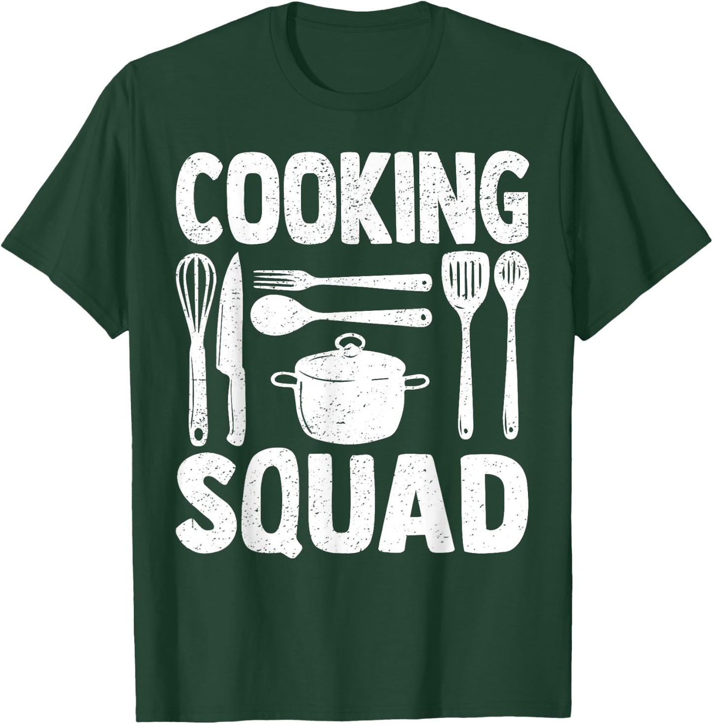 Cook Culinary Cooking Squad Team Kitchen Friends T-Shirt - T-Shirt | Forest
