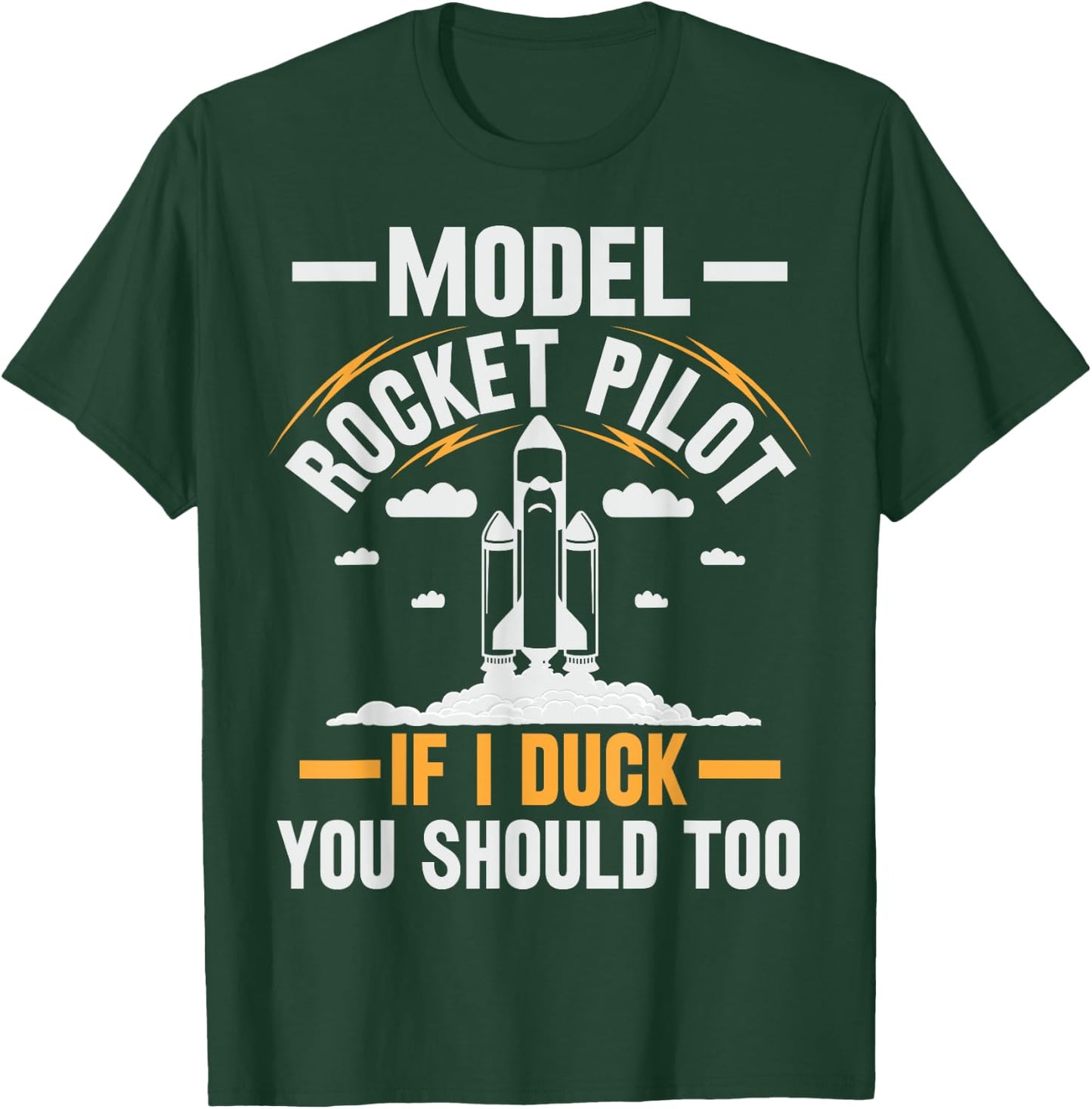 Model Rocket Scientist Design for a Model Rocket Expert T-Shirt - T-Shirt | Forest