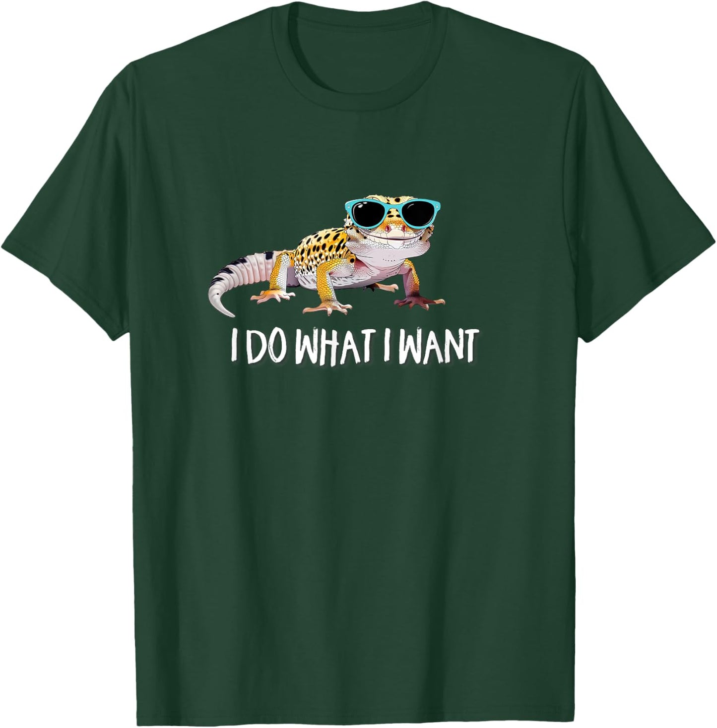 Do What I Want Reptile Leopard Gecko Lover T-Shirt - T-Shirt | Forest